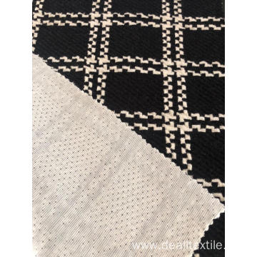 HIGH QUALITY BLACK WHITE DESIGN JACQUARD FABRIC